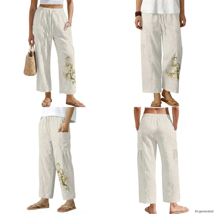 INSTANTARTS Clothing Female 2 Piece Sets for Women Summer Spring Outfits Lounge Sets V-Neck 3/4 Sleeve Set Fashion Matching
