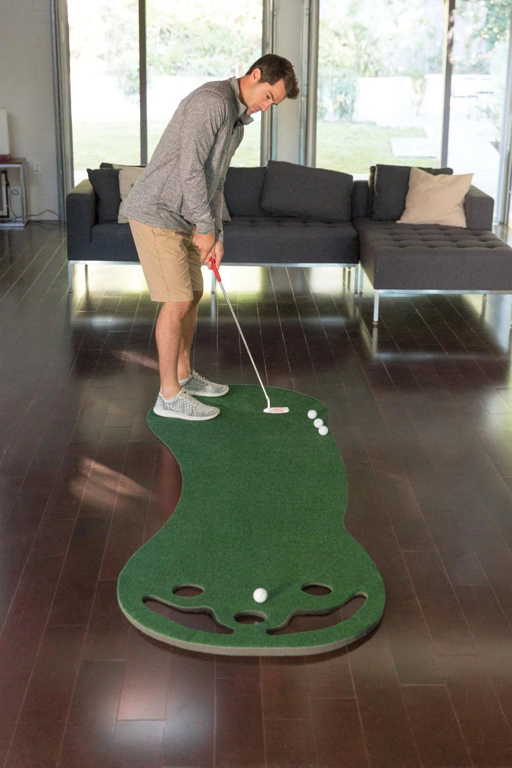 Putting Green: Perfect Your Golf Skills with Realistic Home Practice - Improve Your Putting Stroke, Lower Your Scores, and Enjoy