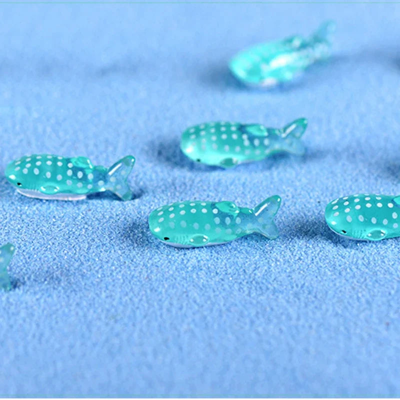 5 Pcs Spot Shark Mediterranean Style Resin Decoration Micro-landscape Decoration Creative  Miniature Garden
