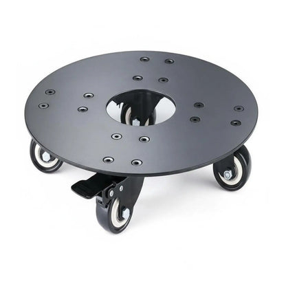Versatile Heavy Duty Plant Holder Metal Rolling Planter Stand with Lockable Wheels for Home Garden