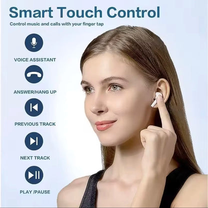 UEESFIT A5 TWS Wireless Bluetooth Earphones Headphones In Ear Earbuds Sports Gaming Headset Noise Cancelling Ear Buds with Mic