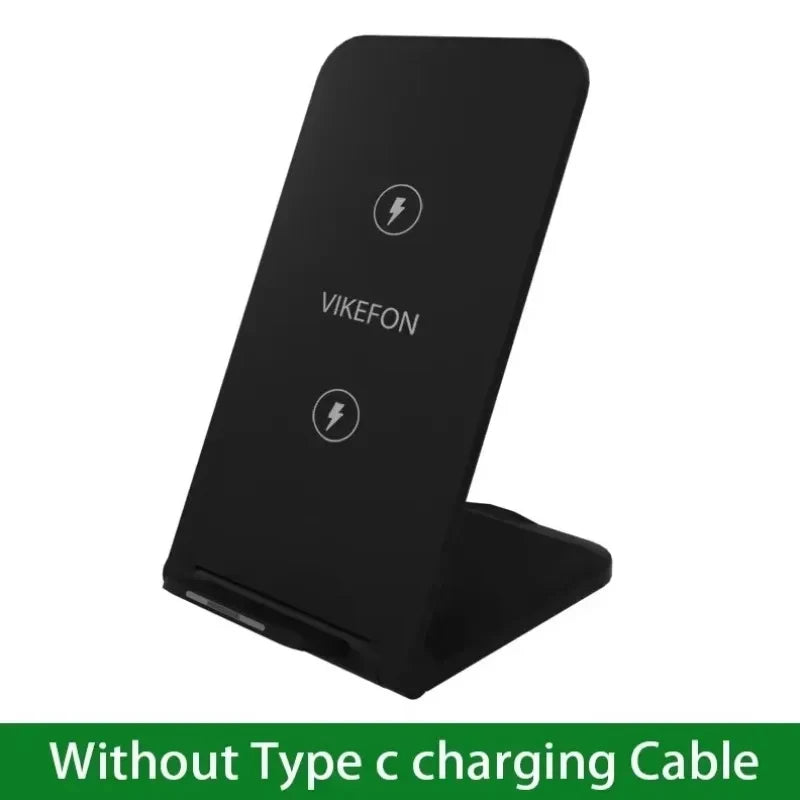 Wireless Charger Station Earphone Phone Fast Charging Charger Holder For iPhone 16 15 14 13 Pro Max Samsung S24 S23 Xiaomi