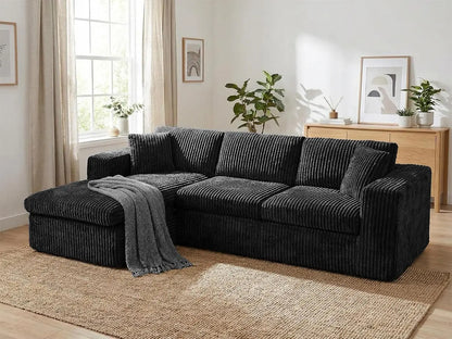 105" Boneless Couches for Living Room, Sectional Couches Modular Sofa with L-Shaped Chaise, Memory Foam Comfy Cloud, Customized