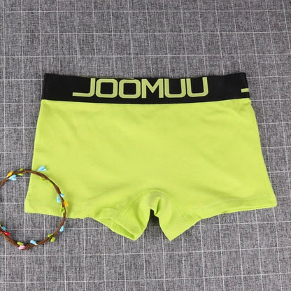 Popular Solid Women's Cotton Panties Boxer Underwear Ladies Breathable Letter Belt Briefs Sexy Sports Female Knickers Boyshorts