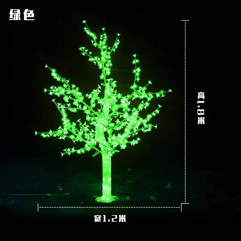 Cherry Blossom LED Christmas Tree Lights 480/576pcs Set 1.5m/5ft Height Indoor And Outdoor Decorative Lighting
