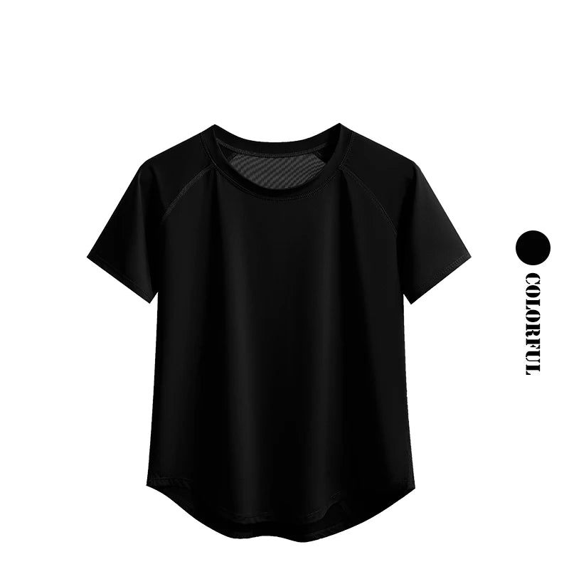 DRUR S-4XL Yoga Set Women Sport Shirts Gym Pants Set 2 Piece Short Fitness Tops Sweatpants Suit Female Summer Sportswear Outfit