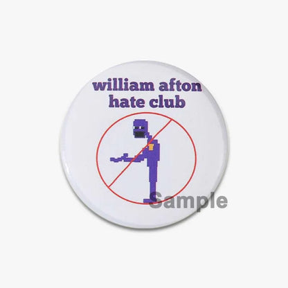 32/44/58mm Creative Round Animal Letter Pins Cartoon Character Funny