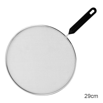 Oil Net Splash-Cover,Oil Splash-Guard with Fine Mesh Filter,Stainless Steel Splashproof Oil Net Cover For Home Use,Kitchen Tool