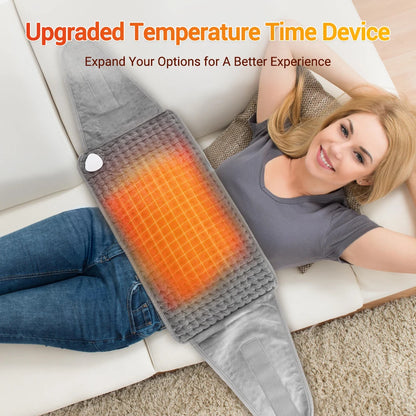 Electric Heating Pad Waist Heated Belt Multifunctional Thermal Blanket for Household Waist Lumbar Back Pad Belt Warmth Tool