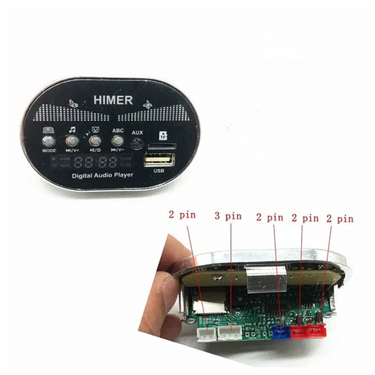 Children's electric car Bluetooth music player with USB interface MP3 music version chip, 12V music player speaker accessories