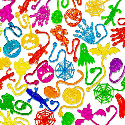 Adhesive Spider Web Party Small Gift Set for Halloween Birthday Candy Bag Classroom Prize Themed Party Favors