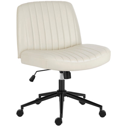 MCQ Armless With Wheel Ergonomic Gaming Office Chair with Adjustable Height 360° Swivel Gaming Racing Chair For Home Office