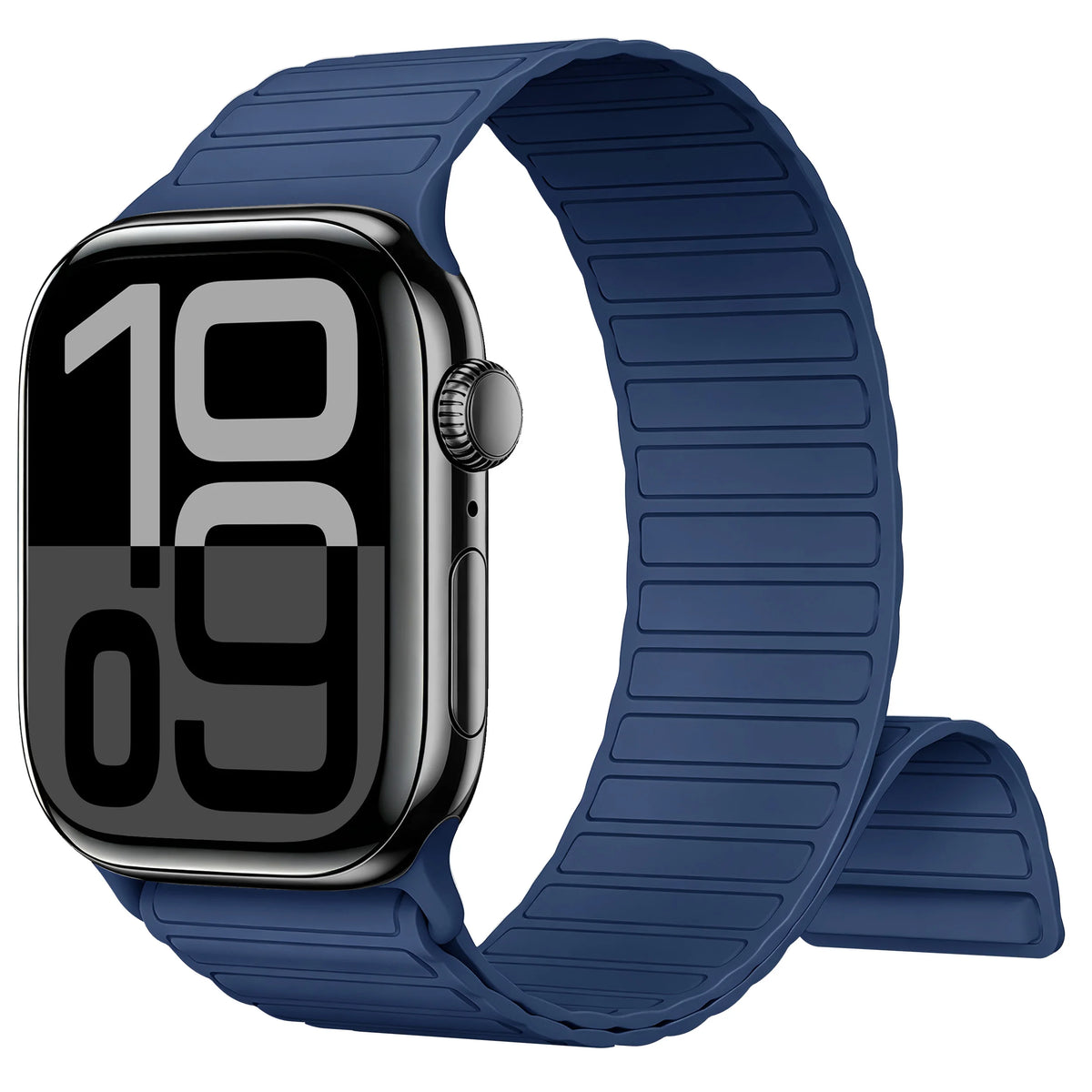 Silicone Strap For Apple Watch 46mm 42mm 49mm Magnetic Band For iWatch Ultra 3 2 Series 12 11 10 9 8 7 6 5 SE Bracelet Correa