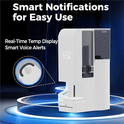 Hot Face Towel Warmer Machine,Automatic Hot Towel Dispenser,131°F Adjustable Constant Temperature-A77G
