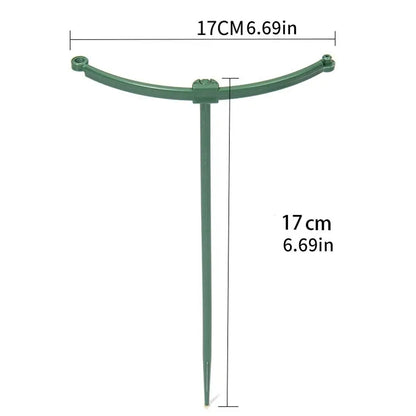 3/6/10 Layers Plant Support Plant Stakes Round Plant Support Ring Plastic Plant Cage Holder Flower Pot Climbing Trellis