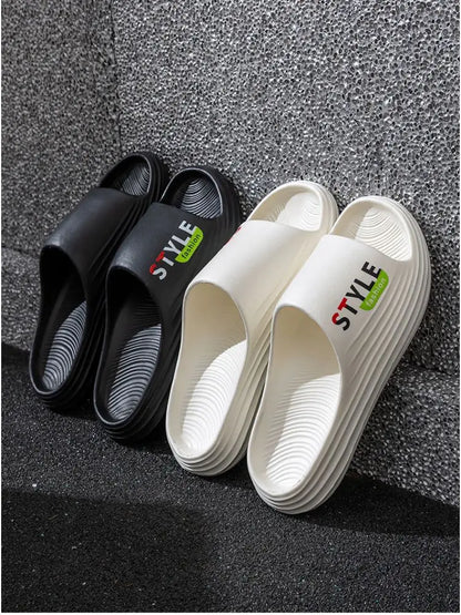 Summer Women's Slipper Outdoor Wear Soft Sole Sliders Bathroom Anti-slip Casual Slippers Indoor Thick Bottom Household Shoe