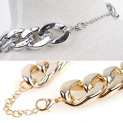 Dog Chain Collar for Small Medium Dogs Pitbull Beagle Bulldog Necklace Silvery/Golden Plated Fashion Pet Jewelry Accessories