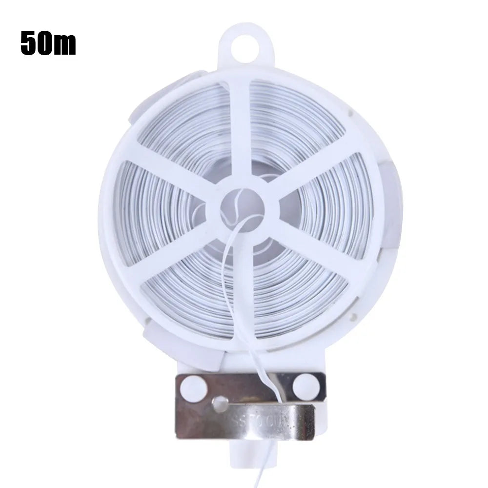 20/50/100m Garden Cable Ties Plant Climbing Lines Plant Twist Ties Power Wire Loop Tape Flower Plant Support Strap Tie