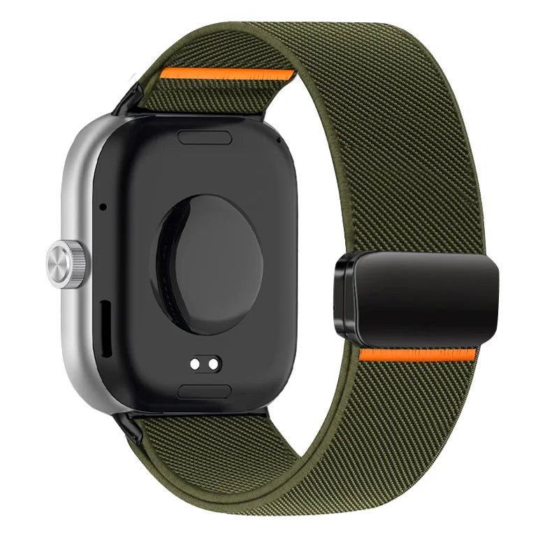 Nylon Strap for Redmi Watch 6 Active 6 Lite 6 5 4 Parachute Magnetic Buckle Elastic Wristband Xiaomi Mi Band 10 Pro 9 Pro 8 Pro