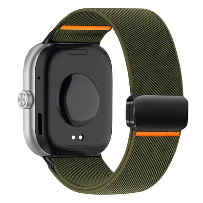 Nylon Strap for Redmi Watch 6 Active 6 Lite 6 5 4 Parachute Magnetic Buckle Elastic Wristband Xiaomi Mi Band 10 Pro 9 Pro 8 Pro
