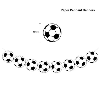 Soccer Ball Cake Topper Decorations Cupcakes Toppers Happy Birthday Sign Decor Football Theme Boy Girl Birthday Party Supplies