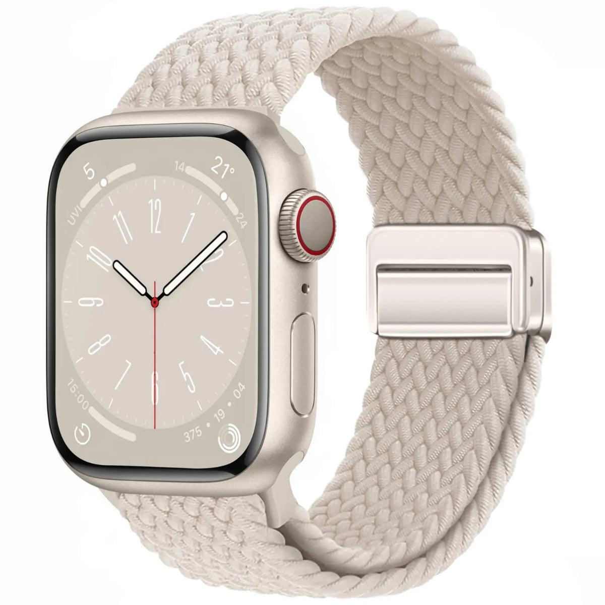 Braided Strap For Apple Watch Bands 40mm 45mm 41mm 44mm 42/46mm 49mm magnetic Bracelet iWatch series se 7 5 6 8 9 10 11 Ultra3 2