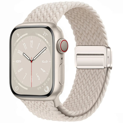 Braided Strap For Apple Watch Bands 40mm 45mm 41mm 44mm 42/46mm 49mm magnetic Bracelet iWatch series se 7 5 6 8 9 10 11 Ultra3 2