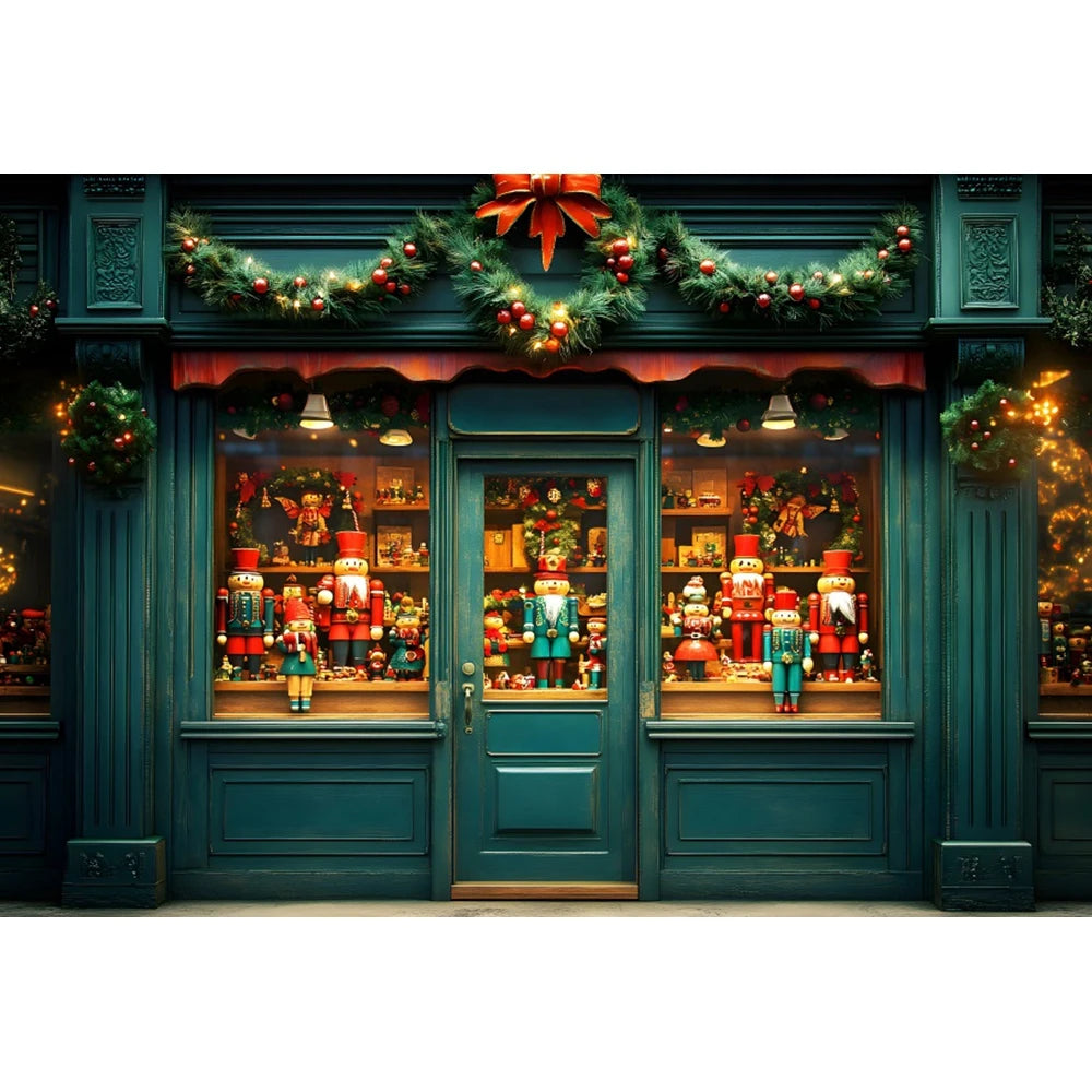Christmas Candy Toy Store Christmas Tree Gift Theme Banner Background, Birthday Party Decoration Photography Background Cloth