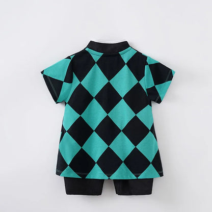 Cartoon Cosplay Outfit Baby Boy Girl Outfit Infant Clothes Toddler Costume Romper Jumpsuit 0-18 Months Newborn Short Sleeve baby