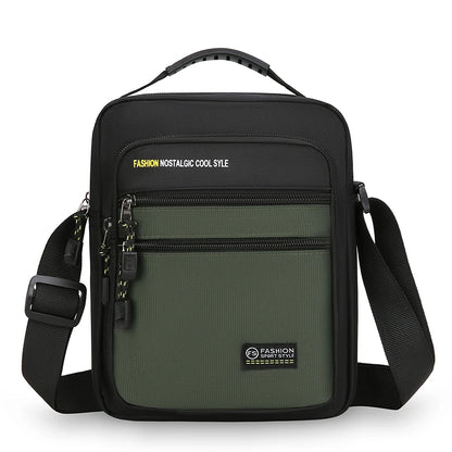 New Fashion Oxford Men Crossbody Bag Single Shoulder Bags Big Capacity Storage Bag Fashion Multi-Pockets Business Crossbody Bags