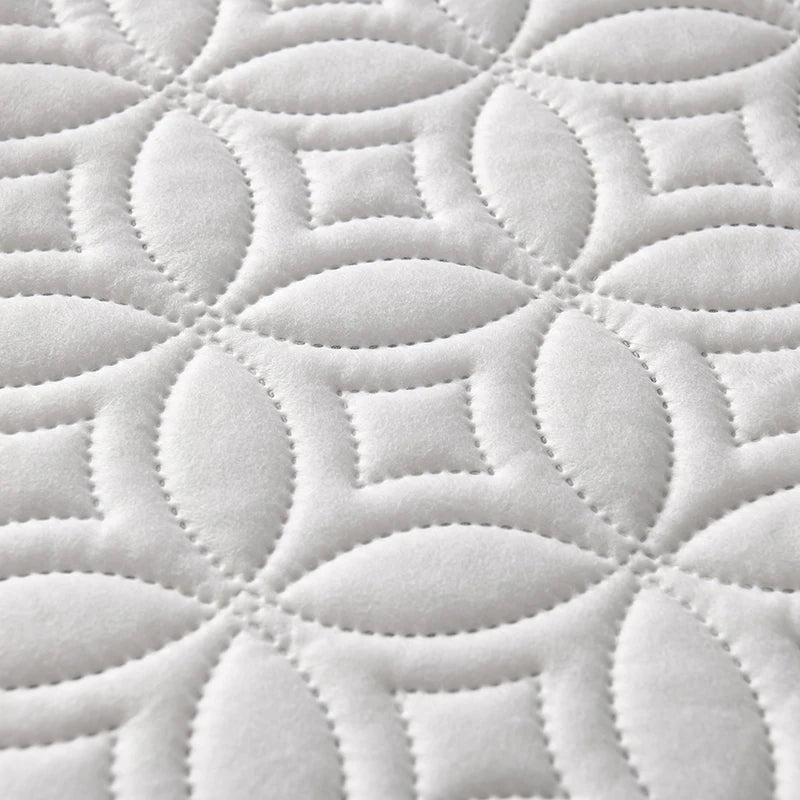 Ultrasonic Quilted Waterproof Antibacterial Mattress Protector Breathable Ultra Soft Noise Free 30CM Deep Pocket Fitted Sheet