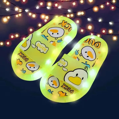 Flip Flops Toddler Light Up Slippers Children LED Kids Slippers Baby Bathroom Sandals Kids Shoes For Girl Boys