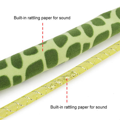 Tassel Snake Cat Teaser Stick Teasing Rod for Cats Toys Kitten Playing Scratch Pet Toy Wand