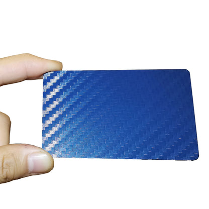 1Piece Digital Business Card Social Share NFC Carbon Fiber Smart NFC Card Business Card Fast Reading Ntag 215 Blank NFC Card