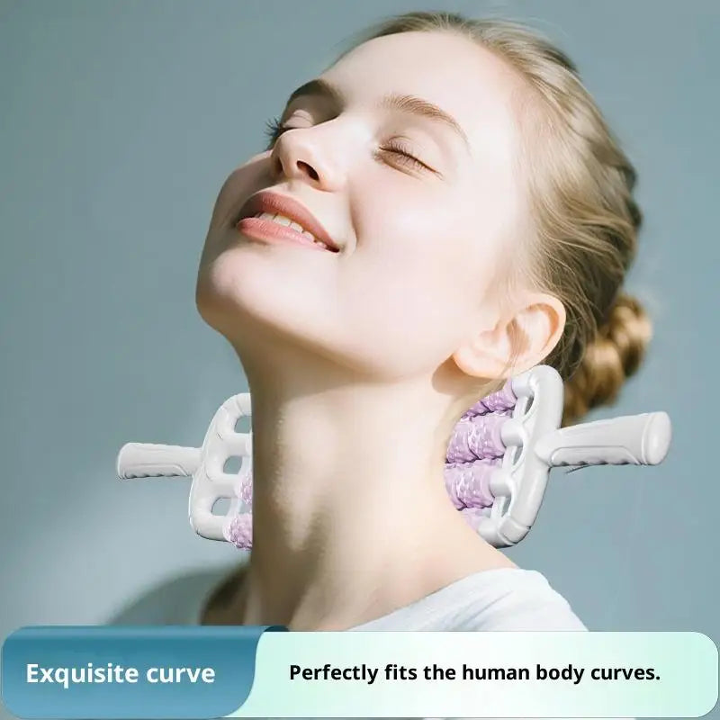 New Flexible Muscle Massage Roller For Leg Back Body Relaxation Portable Yoga Deep Tissue Knobbed Roller Fitness Recovery Tool