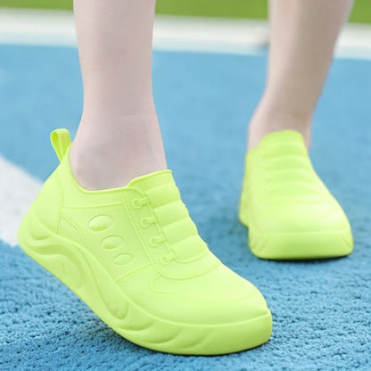 New winter warm plush rain shoes women's galoshes waterproof fur lined water resistant boots woman chunky Insulated rubber shoes