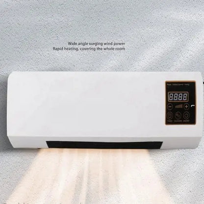 Wall Mounted Small Air Heater, Dual Use Efficient| Compact Wall Mounted Design, Wide Angle Heat Airflow, Heater for Home Office