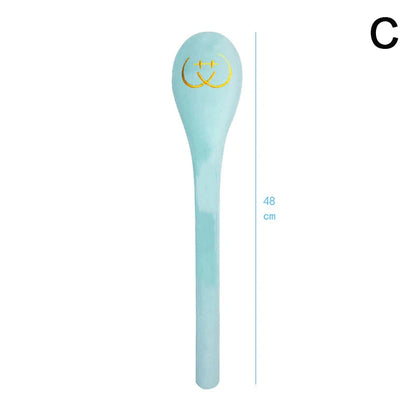 High Elasticity Latex Velvet Massage Pat Fu Character Slap Stick Massager Back Pain Relief Portable Body Vibration Hammer
