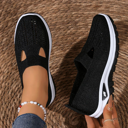Women's Casual Sports Shoes with Breathable Mesh, Fashionable and Versatile, Soft Soles, Comfortable and Casual