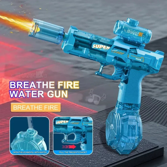 Hot New In Stock LED Electric Water Gun Automatic Continuous Fire Water Blaster Toy For Kids Adults Summer Pool Beach Party