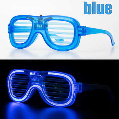 5/10/15/20/30 Pcs Led Neon Party Glasses Light Up Sunglasses Glow in the Dark Glasses for Kids Adults Party Supplies