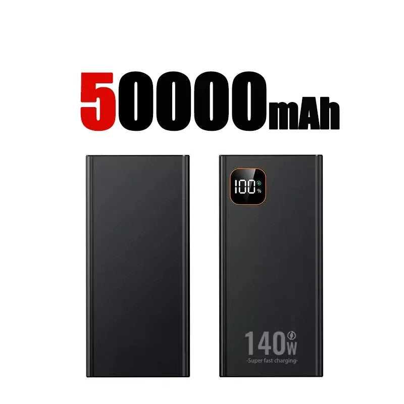 Lenovo 140W Ultra Capacity 500000mAh Super Fast Charging Portable Charger Power Bank For IPhone Samsung 2027