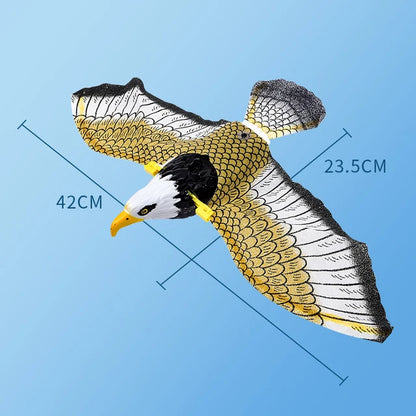 NONOR Cat Interactive Toys Simulation Bird Electric Hanging Eagle Flying Bird Cat Teasering Play Cat Stick Scratch Rope Pet Toys