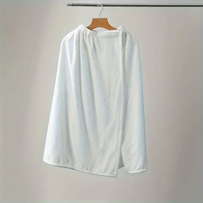 Women's Wearable Bathrobe Towel - 1/2 Pcs Quick Dry Soft Spa Wrap | Easy Care Contemporary Design for Home & Spa