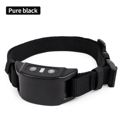 Dog Auto Anti-Bark Collar USB Rechargeable Training Collars Safety Static Shock Humane Electric Anti Bark Collars Pet Supplies