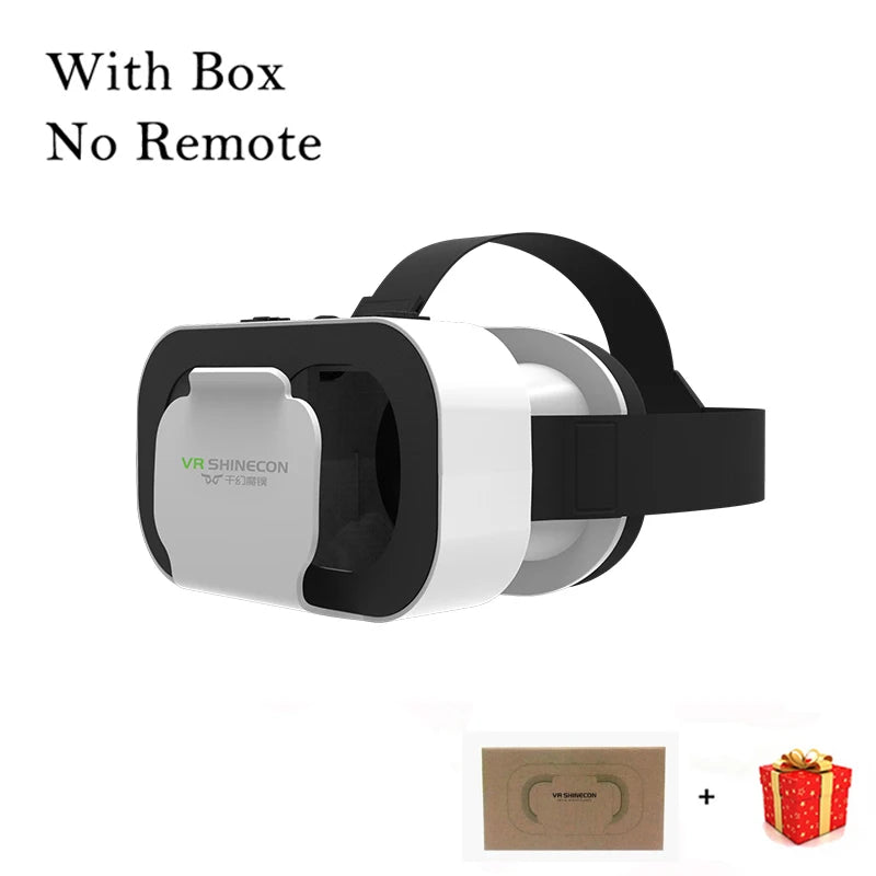 Shinecon Viar Virtual Reality VR Glasses Headset 3D Device Helmet Goggles Lenses For Smartphone Smart Phone Game Cell Mobile Set