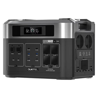 OUKITEL BP2000 Pro Portable Power Station 3300W Solar Generator 2048Wh Lifepo4 Battery Home Backup Outdoor Camping Mobile Power
