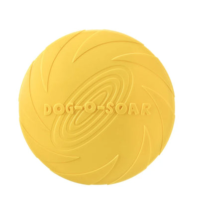 Interactive Silicone Flying Saucer Toy for Dogs And Cats Chew Resistant Flying Disc Pet Game Perfect for Puppy Training Fun