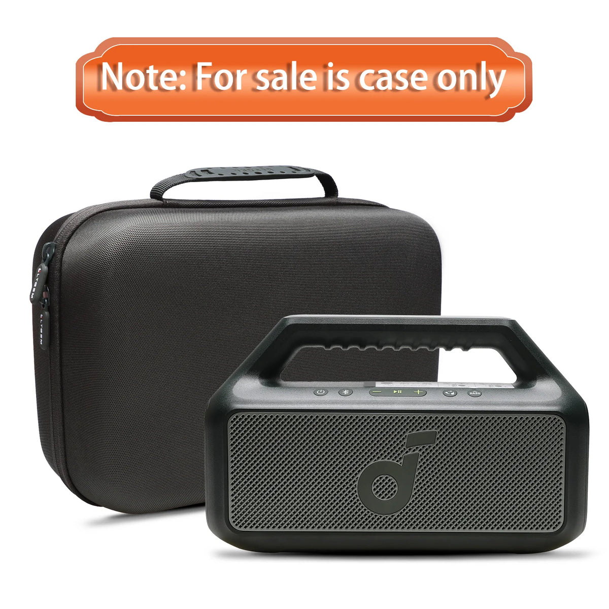 Bluetooth Speaker Case for soundcore Boom 2 Outdoor Bluetooth Speaker Storage Carrying Bag Accessories for Bluetooth Speaker