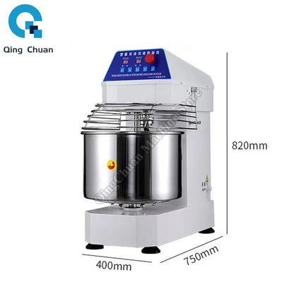 Dough Maker Full Automatic Stirring Multifunctional Double Speed Double Action High Capacity Timing Dough Mixer